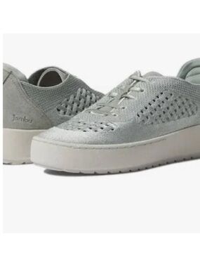 Jambu Lilac Shimmer Mint Slip-On Elastic Lace Sneakers Size 8
